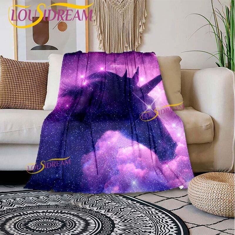Unicorn Series Printed Super Soft Flannel Blanket Flannel Bedspread Bedding Sofa Home Sofa Cover