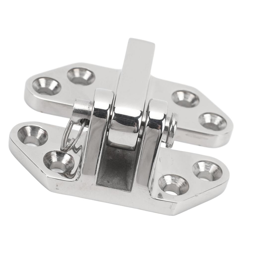 Marine Hinge 316 Stainless Steel Mirror Polished Rust Resistant Deck Hinge Boat Cabin Cover Hinge for Yacht