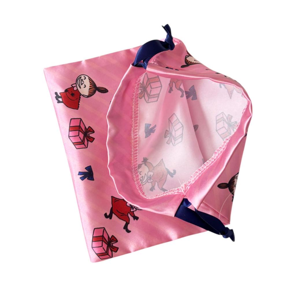 Small Planet Moomin Ribbon Drawstring Bag Little My Gift