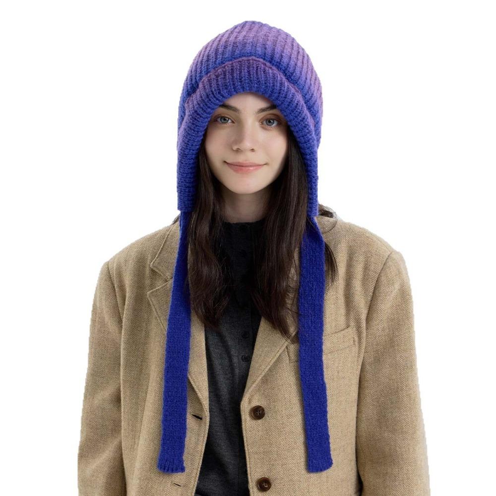 DIMANAF Women Hat Fashion Thick Knitted Hat New Lady 2025 Warm Winter Autumn