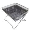 Viva Home Bonfire Stand Stainless Steel Bonfire Square Grill