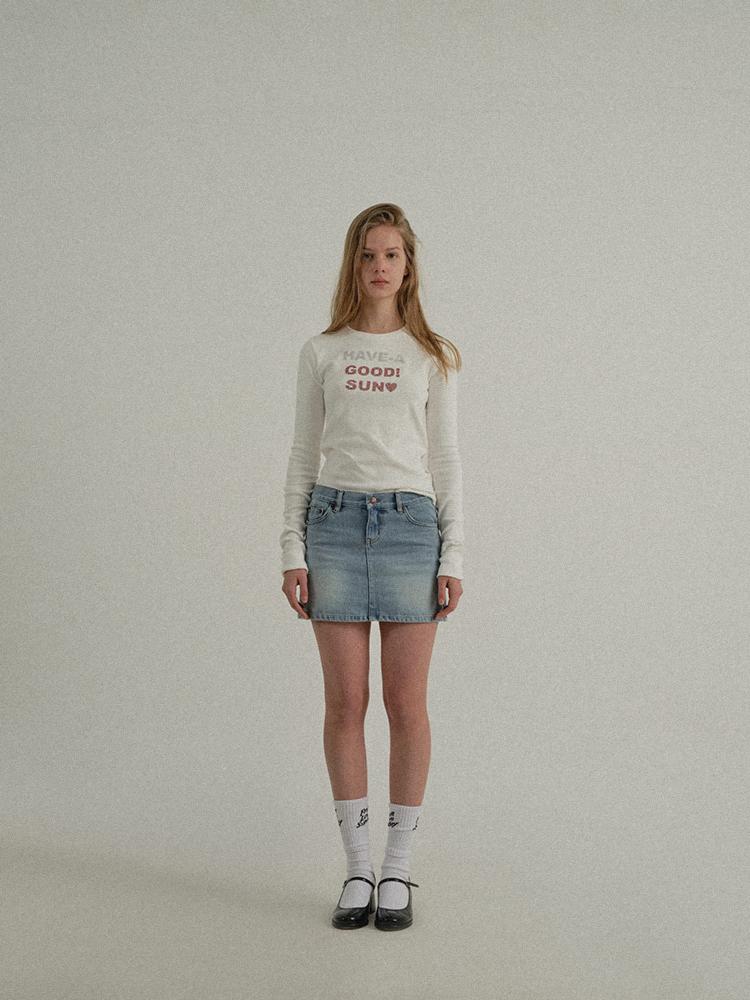 SONNTAGS OBSTMARKT W) Sonntags Jeansrock Helles Jeans