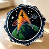 Starfleet Operations 8 Ribs 3Fold Black Glue Uv Protection Umbrella Sun Protection Rainproof Compact Folding Umbrella For Travel Daily Use C9236