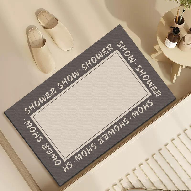 Koupelna Podložka do koupelny Koupelna Protiskluzová Nasákavá toaleta Pevné dveře Koupelna Diatom Bahno Rychleschnoucí podložka Koberec Koupelna