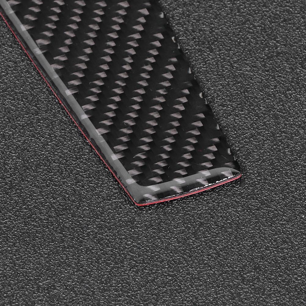 3 Adet Set Karbon Fiber İç Mekan Direksiyon Simidi Trim 5 Serisi G30 için Uygun