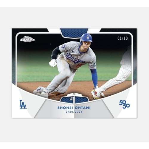 2024 Topps 50/50 Shohei Ohtani 10-Pack Box (2024 Topps 50/50: Shohei Ohtani 10-Pack Box) Shohei Ohtani [Completely Unopened Box]