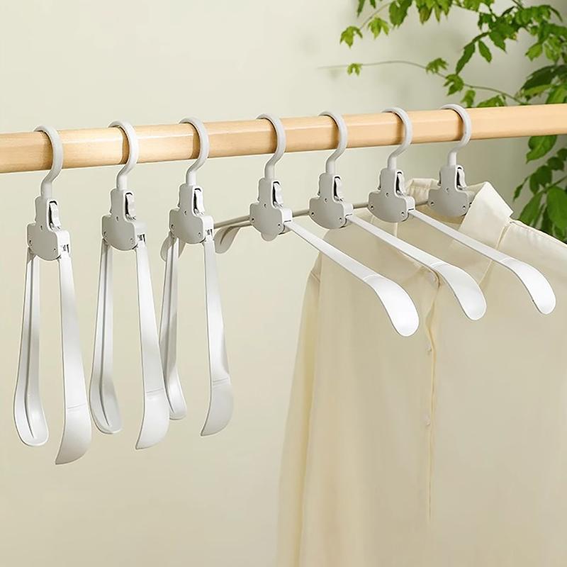 

Складная вешалка для одежды для путешествий, переносная вешалка для одежды с широким плечом, не оставляющая следов, держатели для одежды для взрослых