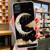 Funny Sun Moon Face Cover Phone Case For Samsung Galaxy A12 A22 A32 A52 A72 A02S Phone Case Note 20 Ultra 10 S10 Plus A51 A71 A5