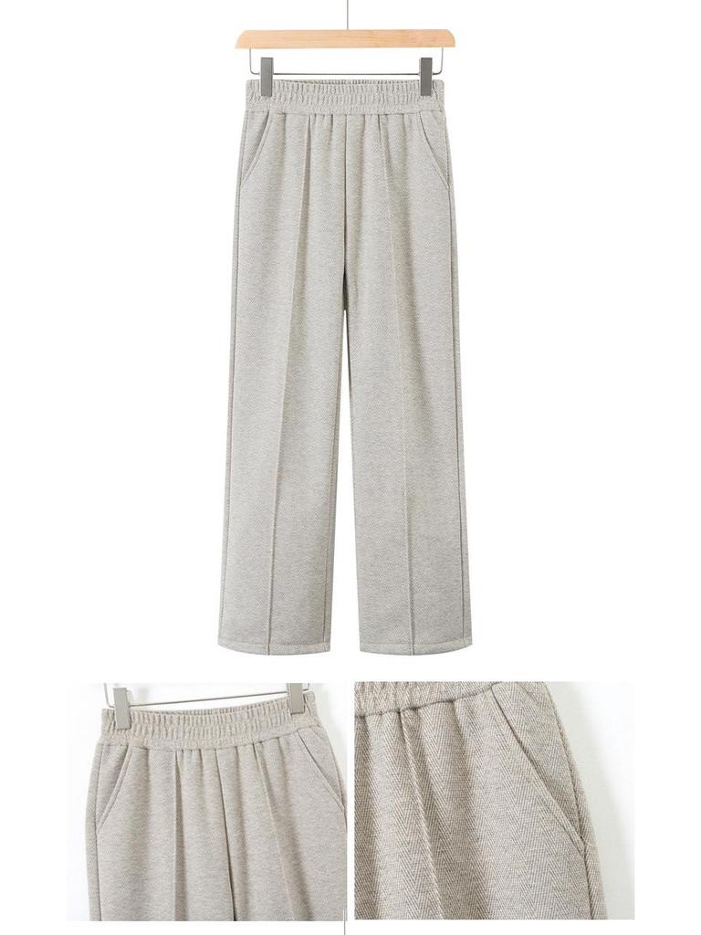 Mom's 2025 Spring & Autumn Casual Loose Straight-Leg Pants for Middle-Aged & Elderly Women