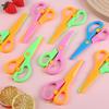 48/96Sheets Paper Cutting Set Colorful Paper Cutting with Scissors DIY Handmade Cognition Animal Fruits Paper HandCraft Gift ZYF