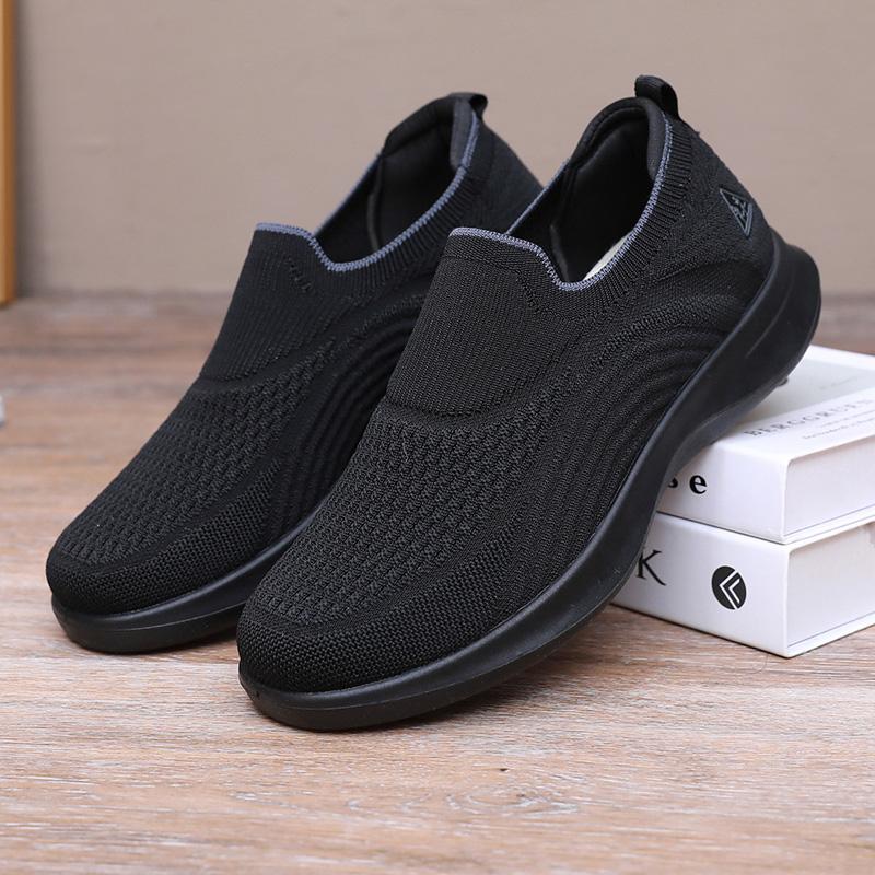 Womens Shoes Spring and Autumn New Men Style Casual Walking Shoes Slip on Soft Sole Mom Shoes Fashionable Sports Shoes