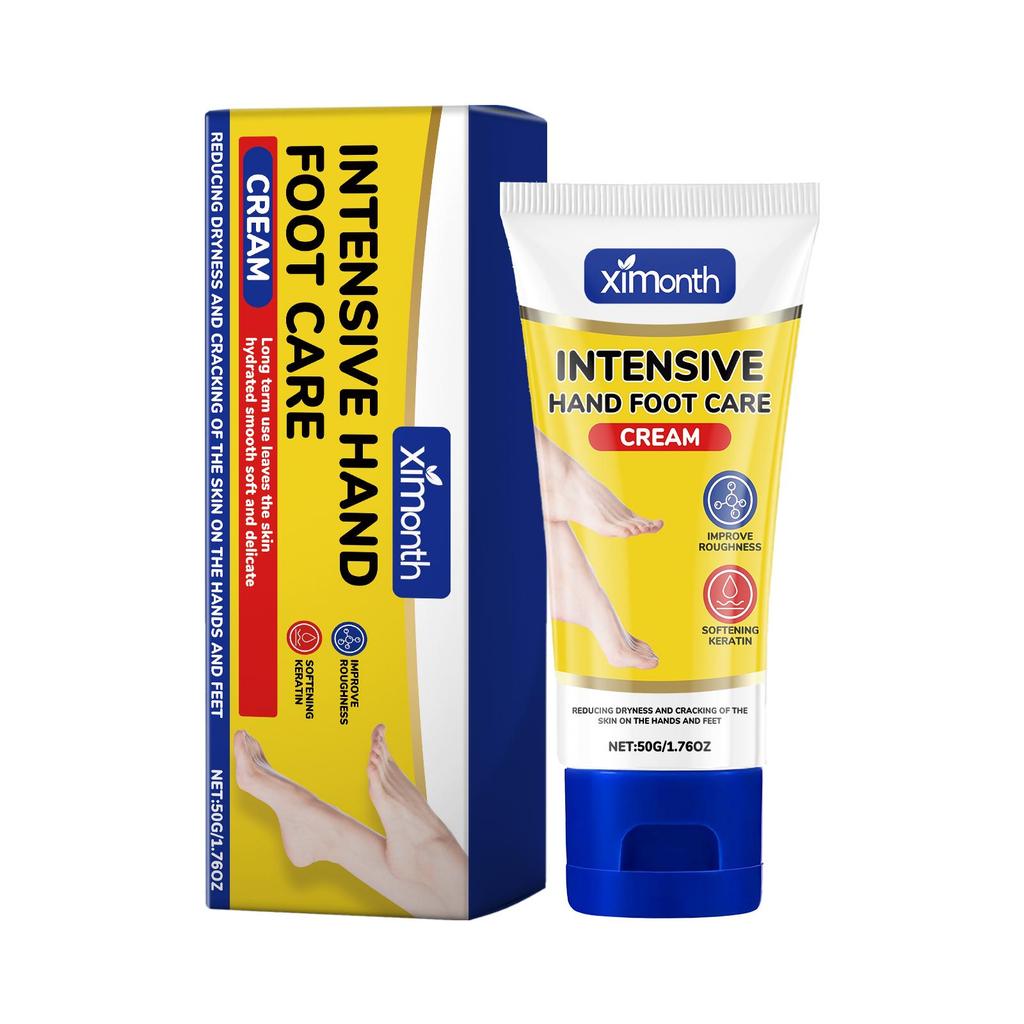 Ximonth Hand & Foot Cream 50g, Natural Formula, Softens Calluses, Moisturizes and Nourishes Hands and Feet