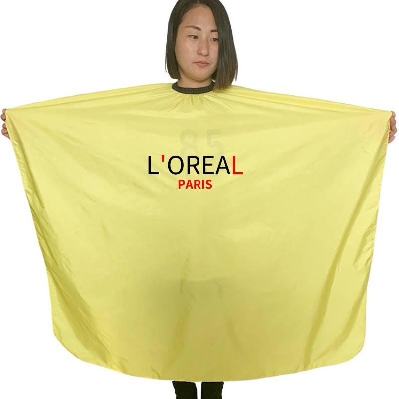 Salon Haircut Apron With Waterproof Polyester Fabric For Barbers And Hairdressers