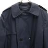 DEFENDER COLLECTION with liner trench coat 42S Navy 2WAY Men's Used