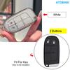 Kristall-Stil TPU Auto Schlüsselhülle Tasche für Jeep Grand Cherokee Renegade Compass Dodge Durango Charger Challenger Srt Chrysler