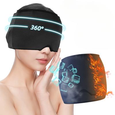 Couvre-tête en gel solide Application glacée chaude et froide Refroidissement physique et soulagement de la pression Couvre-tête Poche de glace Bonnet de glace