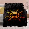 Naruto Anime Flannel Blanket - Soft Warm Perfect for Sofa, Bedding Camping Travel Office Home Decor -QJY