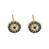 925 Silver Eye Demon Earrings For Women Trendy Gothic Fashion Jewelry Personality Lady Gift