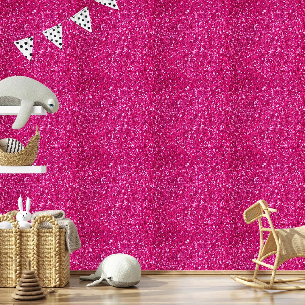 Purple and powder pink glitter wallpaper for living room and bedroom 50x1000
