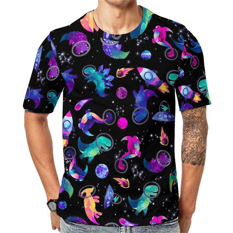 Dinosaur 3d Printed T-shirt Men's Women's Clothing Cute Dino Pattern Kids New In Tops & Tees Casual Fashion Cartoon T Shirt
