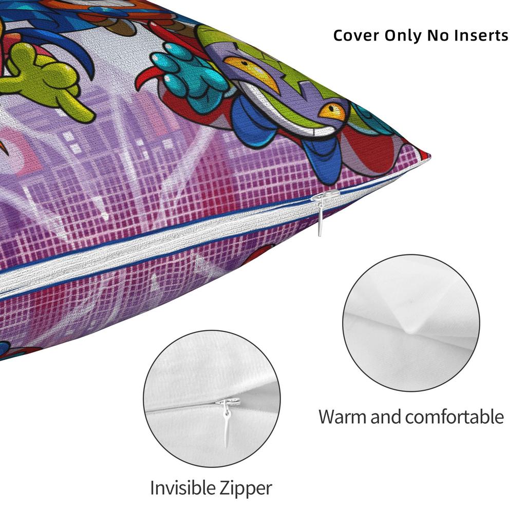 Pillow Case Super Zings SuperThing Custom Pillow Cover For Couch Sofa Bedroom Morden Pillowcases