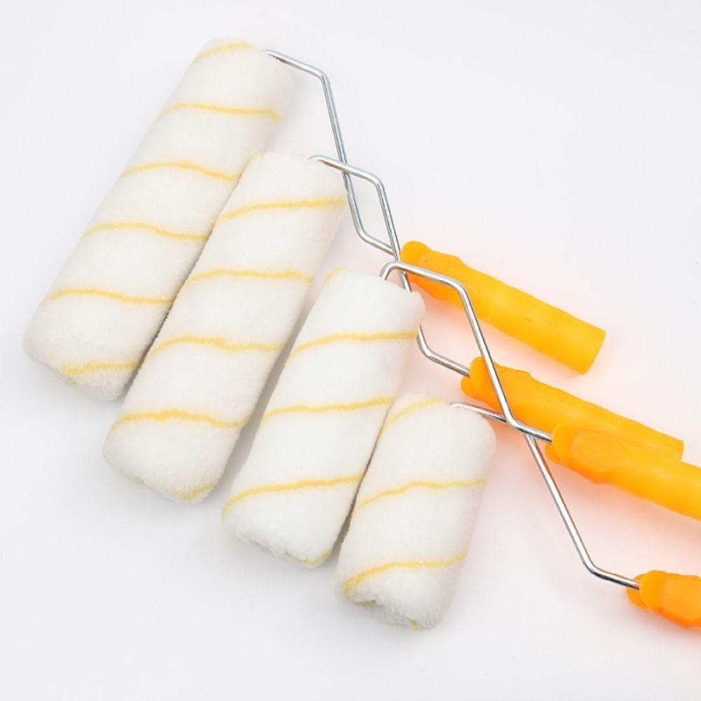 1Set/11PCS Long-Haired Roller Brush 4-12 Inch Wall Repair Brush Paint Roller Kit Wall Coating