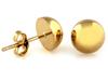 375 9k gold stud earrings for women 0.58g shiny gift