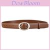 Classic Leather Belt For Men And Women With Nickel Buckle For Casual And Office Wear