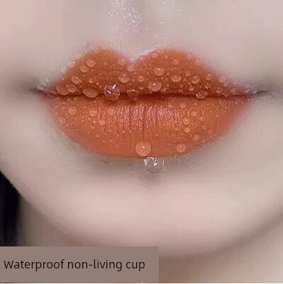 Suitable for Sisters Aged 40, 50, 60, Lipstick That Doesn'T Stick To Cups, Doesn'T Fade, Cinnamon Milk Tea Color, Moisturizing and Waterproof