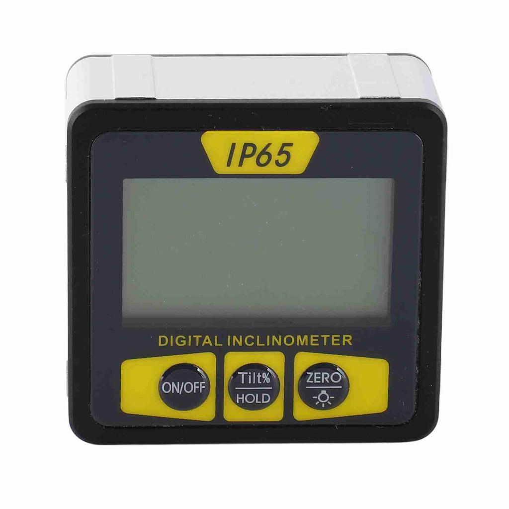 Magnetic Digital Level and Angle Finder Versatile Mini Inclinometer LCD Display with Backlight Bevel Gauge IP65 Water