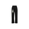 Printed Waist Tie Casual Pants Men Bottoms Black FN3329-010