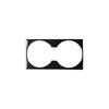 Carbon Fiber Water Cup Panel Decorative Cover Trim For Benz GLE GLS Style-W
