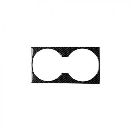 Carbon Fiber Water Cup Panel Decorative Cover Trim For Benz GLE GLS Style-W