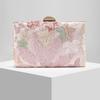New Fashion Pearl Embroidery Box Dinner Bag Clutch Bag Evening Bag Wedding Bag Random Pattern