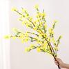 106cm Artificial Peach Blossom Branch Plum Cherry Blossom Silk Flower for Home Room Garden Decoration Wedding Party DIY Vase
