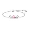 Mesmera Kollektion Armband mit gemischtem Schliff, rhodiniert, für Damen, Silber 5668361