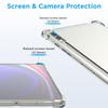 För Samsung Galaxy Tab S10+ Fodral Fyrhörns Stötsäkert Genomskinligt Surfplatta TPU-skydd