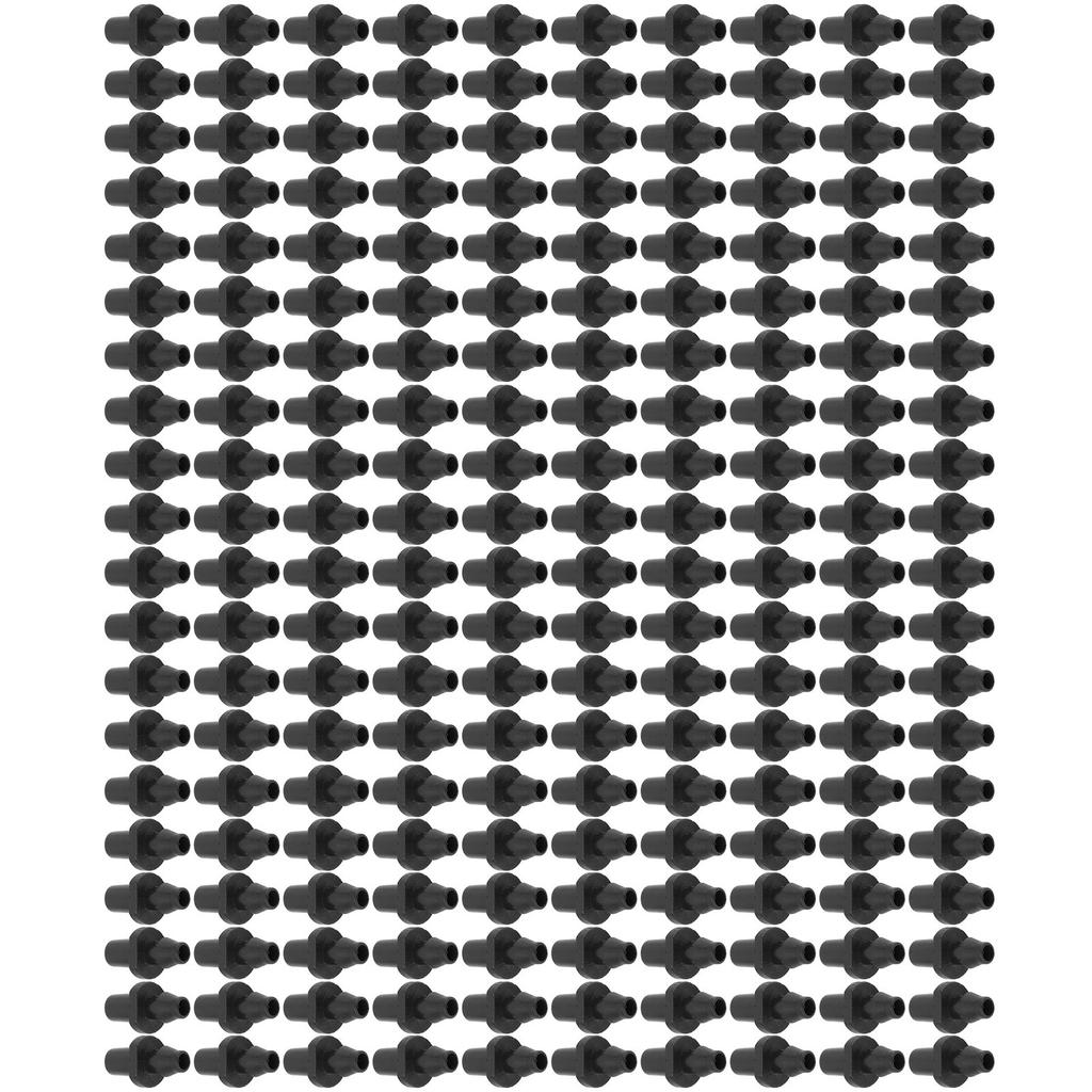 200 Stück/Set Tropfbewässerung Widerhakenkupplung Verbindungsstück Gartenbewässerungsteile für 4/7mm Schlauch