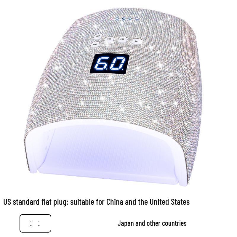 

Беспроводная перезаряжаемая пилка для ногтей с бриллиантовой инкрустацией и лампа для светотерапии