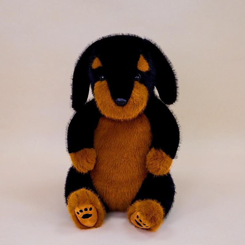 Lazy dog doll cute Seth Dudu soft cute Rottweiler plush toy children's soothing doll
