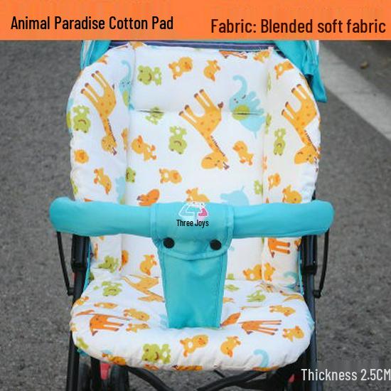 Cuscino Spesso in Cotone per Seggiolino Passeggino e Sedia Alta per Bambini