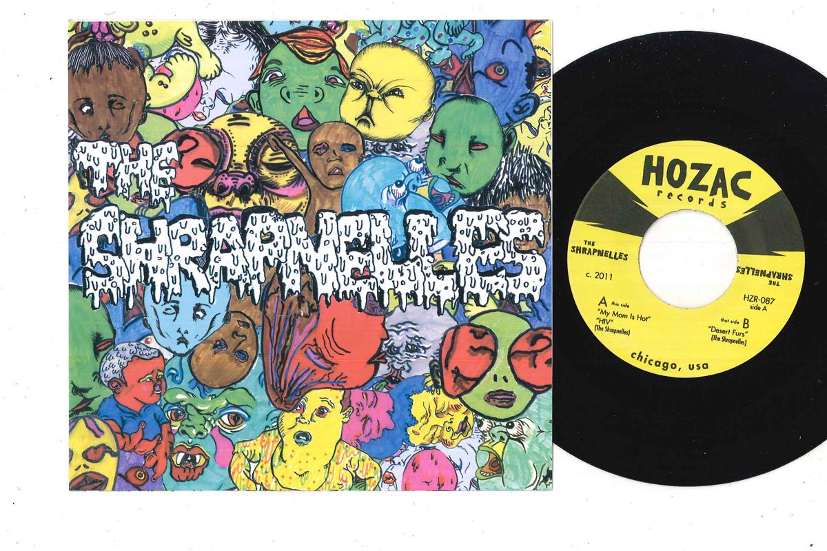 

7inch Record SHRAPNELLES - Asscalibur HZR087 HOZAC 2011 Non Japan Rock Used