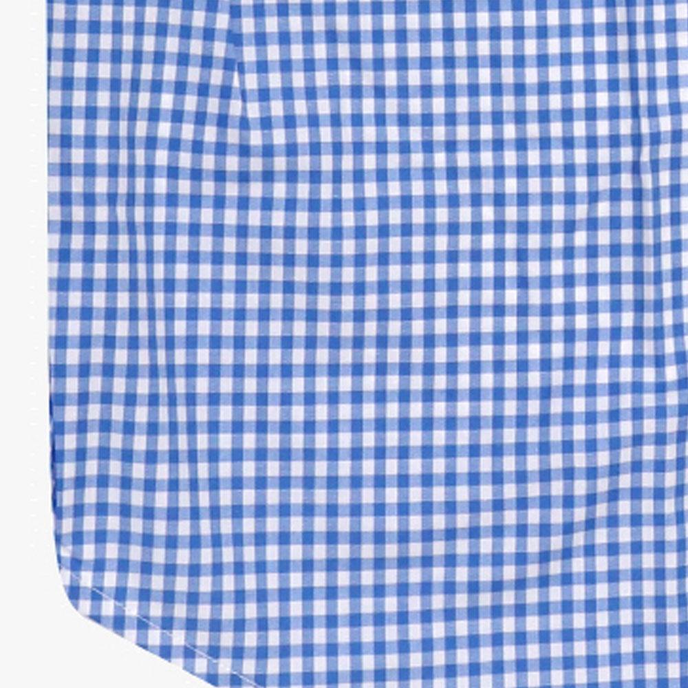 Polo Ralph Lauren Logo Embroidered Plaid Button Loose Long Sleeve Shirt Men Shirts Blue 710928252-002