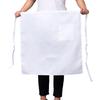 Multifunctional Polyester Half Cut Kitchen Apron Chefs Work Apron Stain Resistant for Professional Cooks Waiters