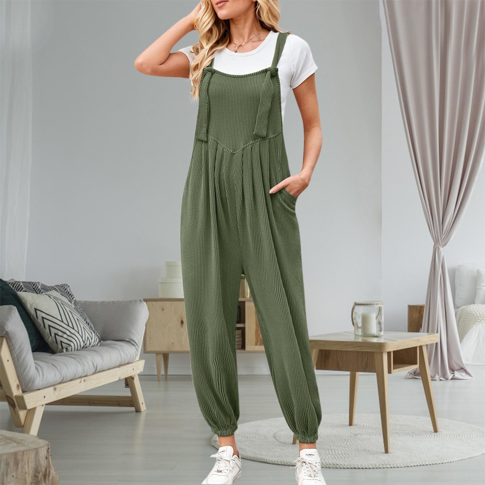 

Женский удобный повседневный комбинезон с коротким рукавом, свитер, комбинезон, шорты L