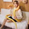 Realistic Snake Python Plush Toy, Body Pillow, Cushion, Figurine, Doll, Cute Animal, Sewn, Fluffy, Soft, Interior Decor, Store Decoration, Toy,
