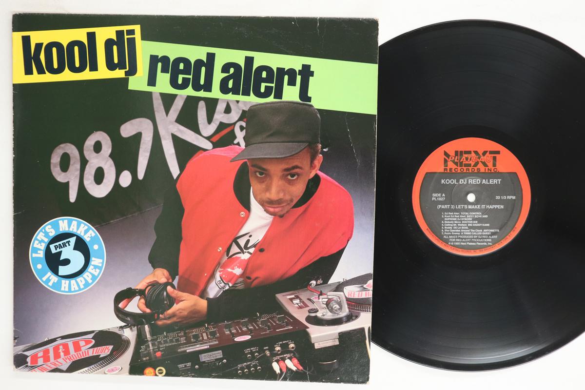 LP Record RED ALERT  Lets Make It Happen PL1027 NEXT PLATEAU 1990 US Rap  HipHopRB Used