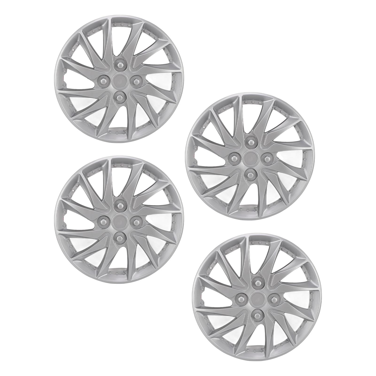 

4PCS 14in Wheel Hub Cap Full Protection Exquisite Wheel Rim Cover Universal for Cars Trucks Vans