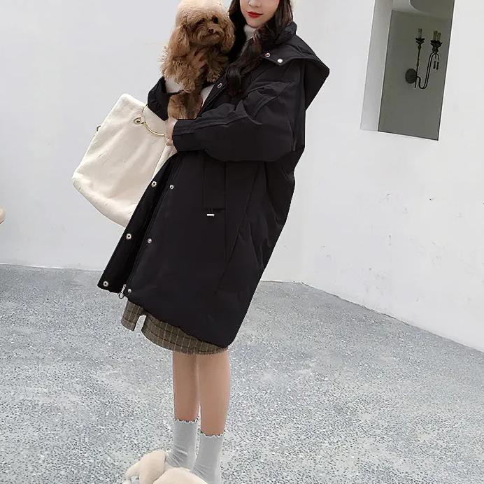 WTEMPO Ветрозащитные утепленные пальто с капюшоном — фото 4