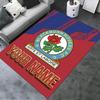 Custom Name Blackburn Rovers Carpet Rug for Living Room Bedroom Home Sofa Decoration,Kids Play Non-slip Floor Mat